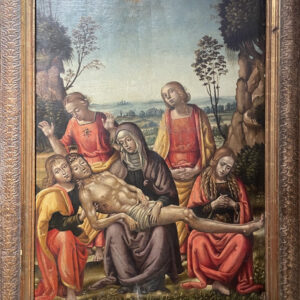 S1462 Opłakiwanie Chrystusa, Olej na drewnie, XVI w.