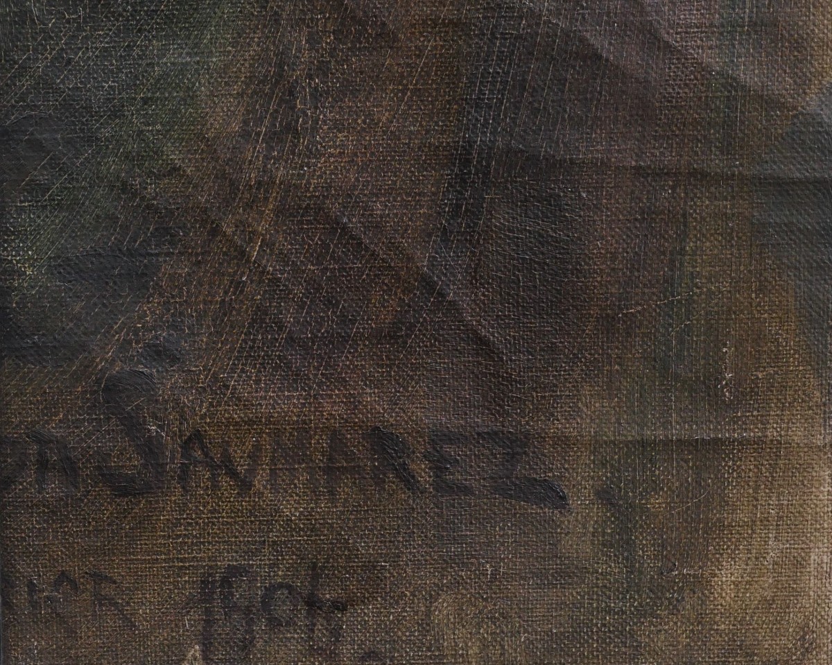 K52 Portret Młodej Kobiety Siedzącej w Kapeluszu - obrazek 3