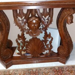 K57 konsoleta w vintage mahoniu