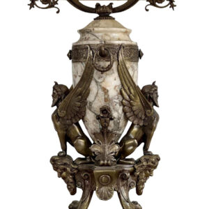 S1510 Podstawa lampy ze Sfinksami, XX w.