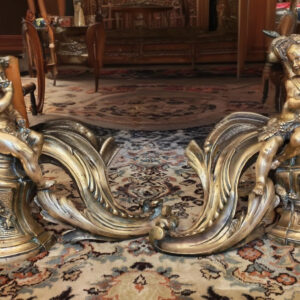 S1584 Para andironów z puttami, XIX w.