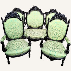 S1932 Barokowy zestaw wypoczynkowy, XIX w.