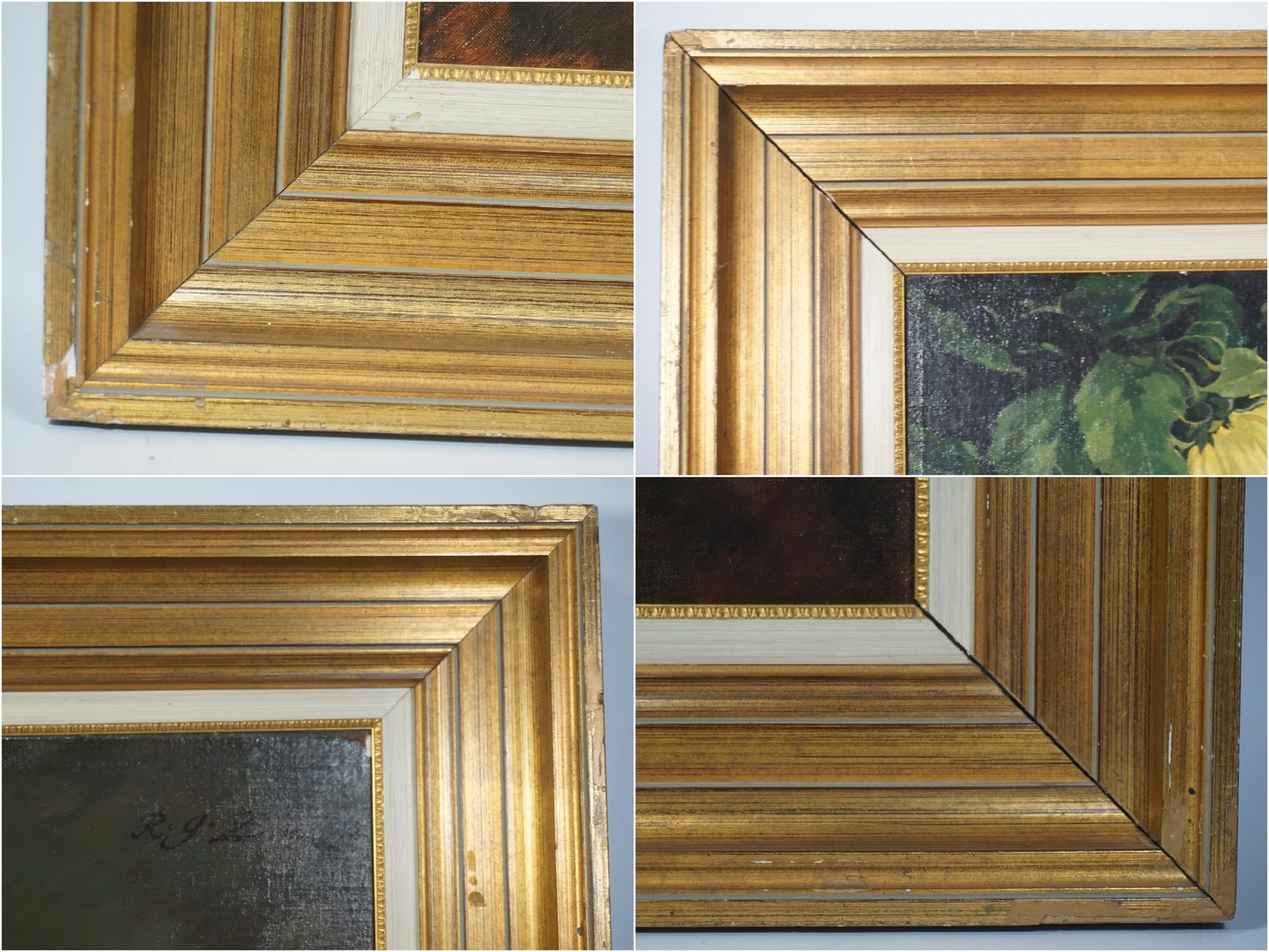 K72 Obraz olejny Martwa natura Kwiaty Owoce - obrazek 5