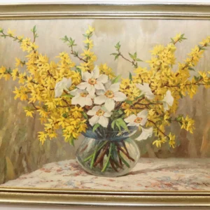 K99 Obraz Kwiaty Wazon