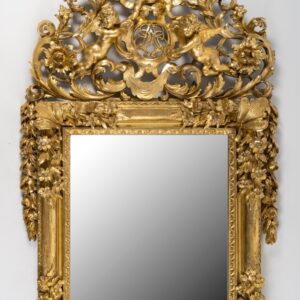S2861 Lustro z puttami, XVIII w.