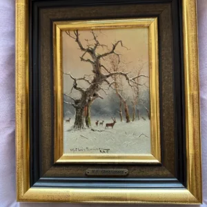 K136 Obraz Olej na Drewnie