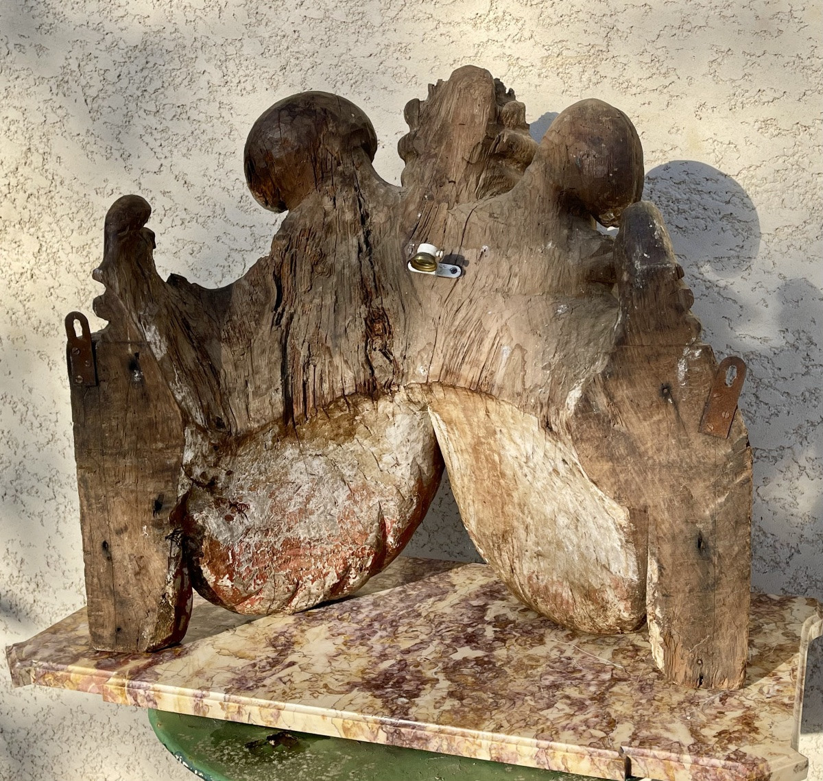 K101 Zasłona tronu z rzeźbionego drewna z XVII wieku - obrazek 11