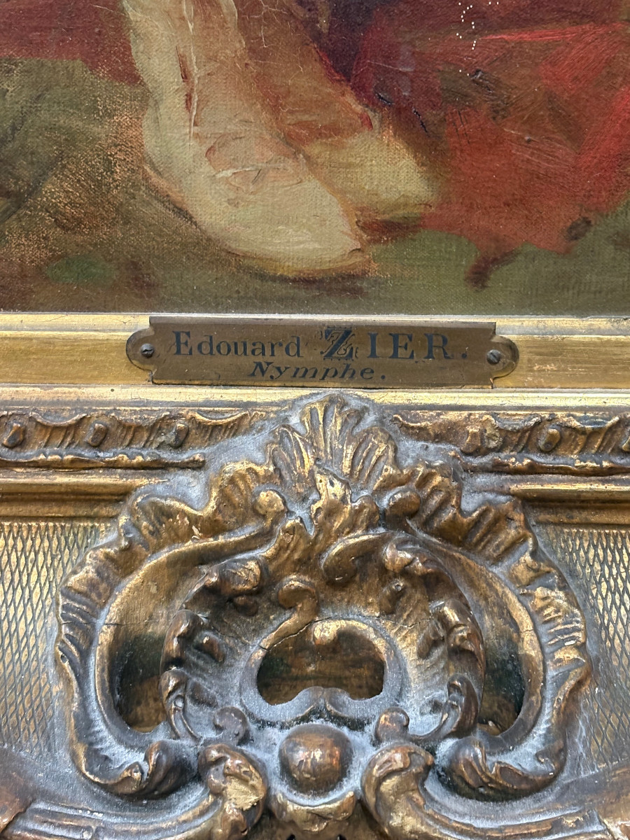 K204 Obraz / Olej na płótnie "Nimfa" - obrazek 9