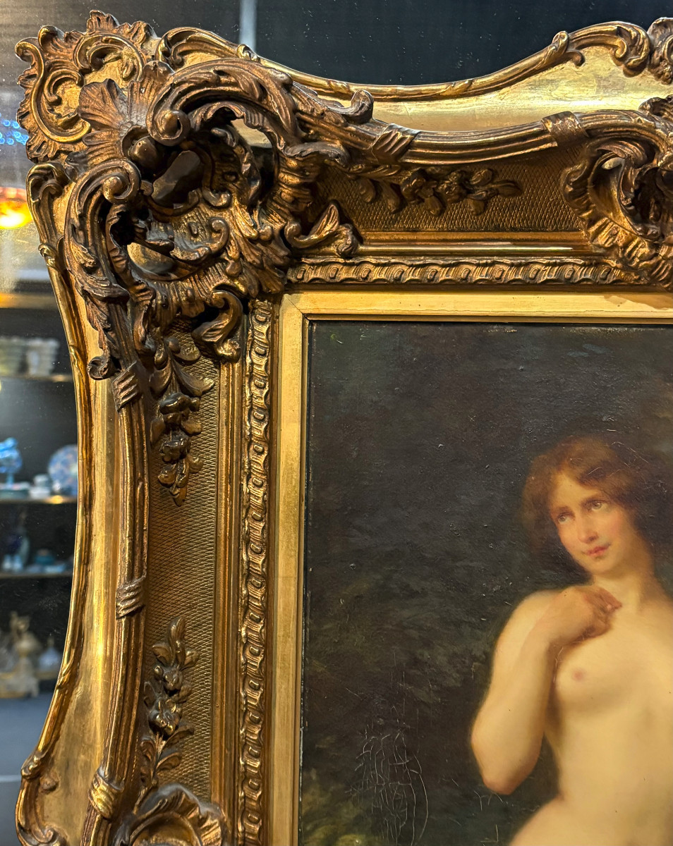 K204 Obraz / Olej na płótnie "Nimfa" - obrazek 11