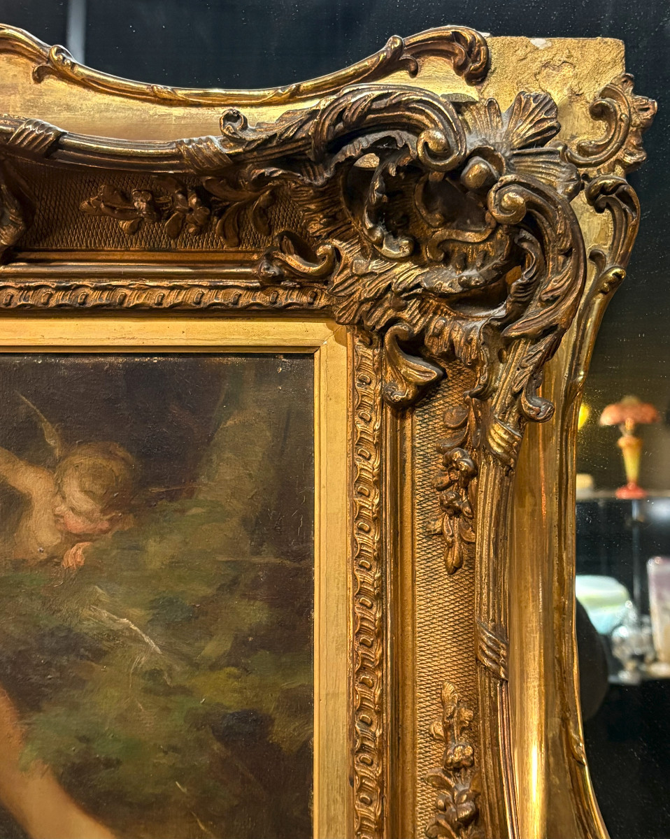 K204 Obraz / Olej na płótnie "Nimfa" - obrazek 12