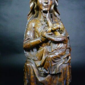 S2230 Karmiąca Maryja Dziewica, Rzeźba, XIV w.