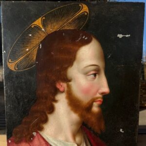 S2346 Profil Chrystusa, Olej na miedzi, XVI w.