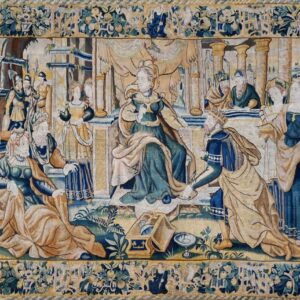 S2455 Waszti i Ester, Duży gobelin, XVII w.