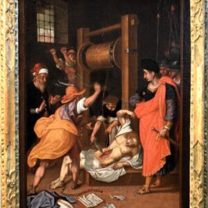 S2832 Męczeństwo świętego Erazma, Olej na płótnie, XVII w.