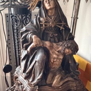 S3640 Matka Boska Bolesna, Rzeźba, XVII w.