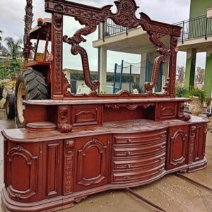 S3868 Barokowy bufet z lustrem