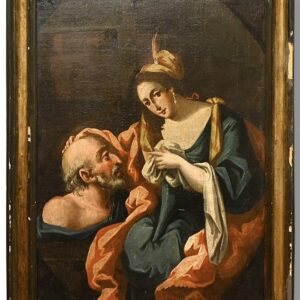 S3941 Caritas Romana, Olej na płótnie, XVII w.