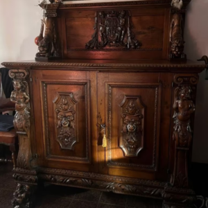 S4063 Renesansowy pomocnik z kariatydami, XIX w.