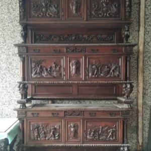 S4127 Neorenesansowy zestaw do jadalni na lwach