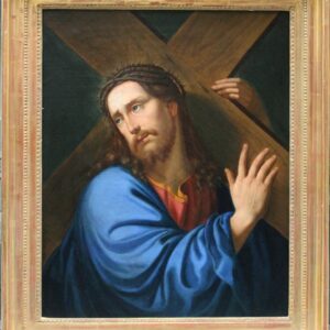 S4236 Chrystus niosący krzyż, Olej na płótnie, XIX w.