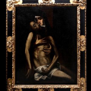 S4240 Pieta, Olej na płótnie, XIX w.