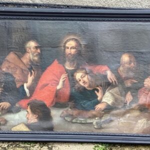 S4245 Ostatnia Wieczerza, Duży olej na płótnie, XVII w.