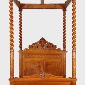 S4284 Renesansowe łoże z baldachimem, XIX w.