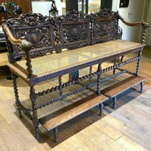 S4347 Neorenesansowa ławka, XIX w.