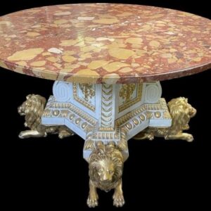 S4564 Stół na lwach, XIX w.