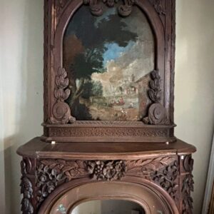 S475 Wysoki kominek z obrazem, XIX w.