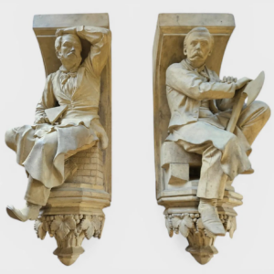 S636 Para atlantów, Rzeźby, XIX w.