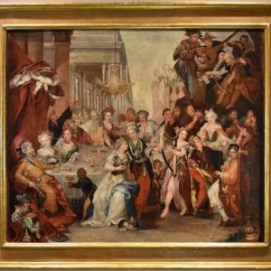 S772 Uczta Baltazara, Olej na płótnie, XVII w.