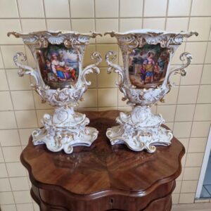 K760 Para wazonów z porcelany