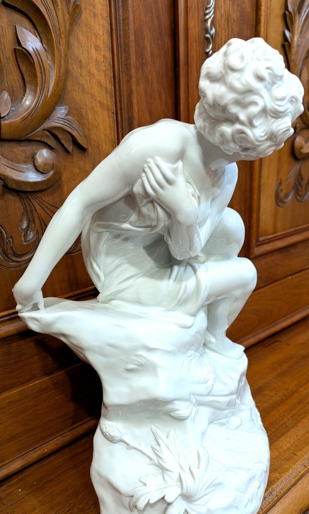 K150 Duża porcelanowa figura - obrazek 3