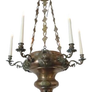 K740 Ogromny żyrandol z brązu