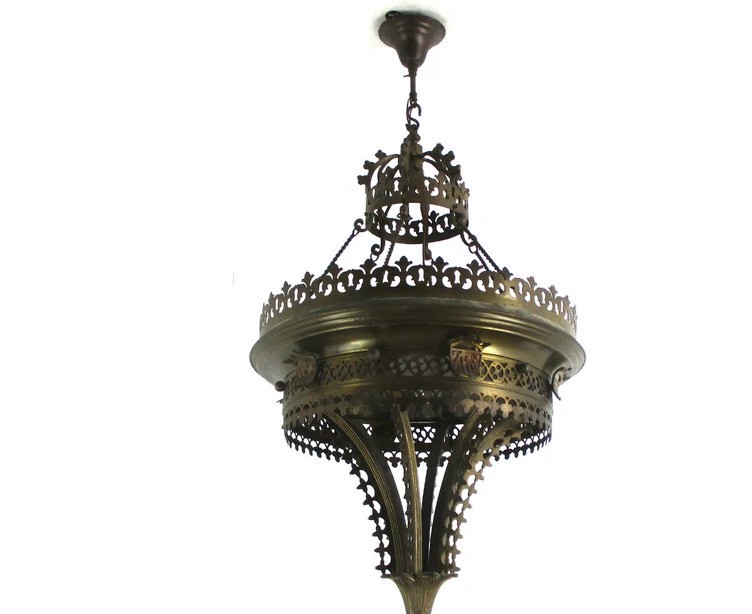 K741 Lustro gotyckie