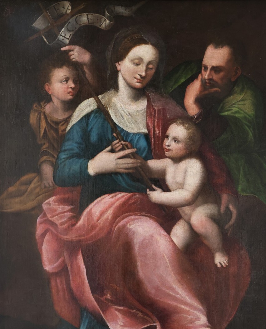 K753 Madonna z Dzieciątkiem z Młodym Św. Janem i Św. Józefem