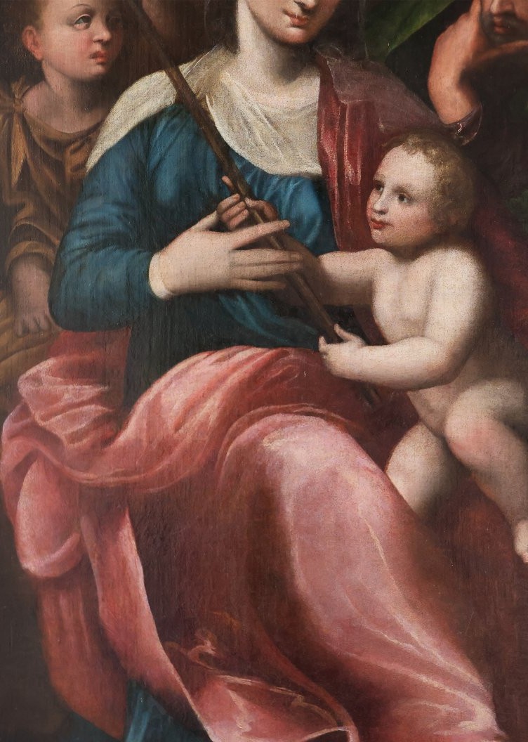 K753 Madonna z Dzieciątkiem z Młodym Św. Janem i Św. Józefem - obrazek 4