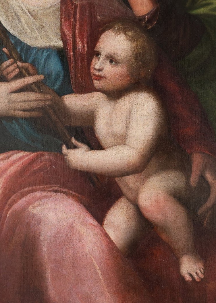 K753 Madonna z Dzieciątkiem z Młodym Św. Janem i Św. Józefem - obrazek 5