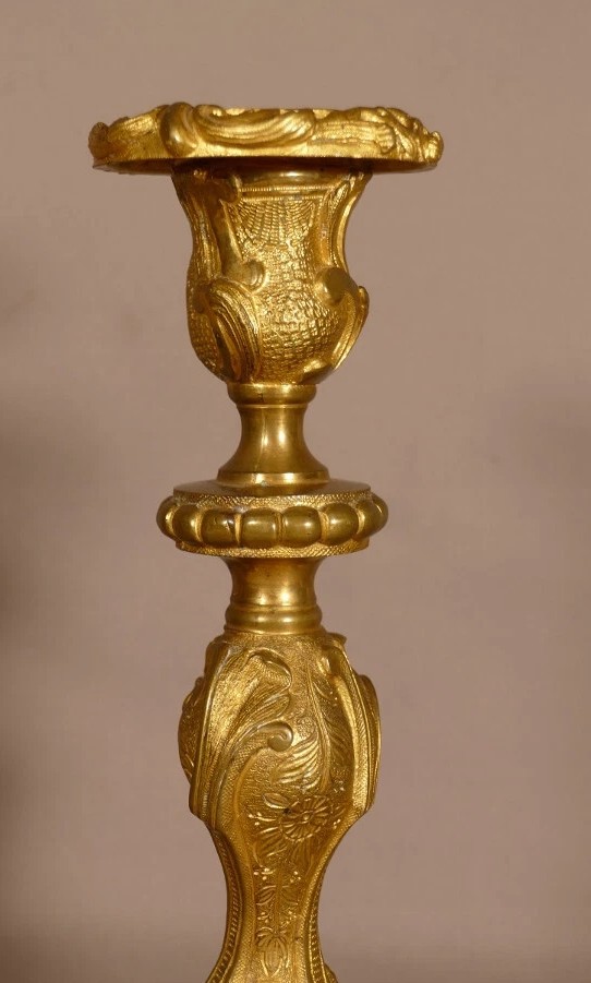 K769 Para świeczników w stylu Ludwika XV - obrazek 5