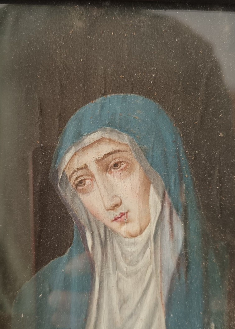 K778 Dziewica Maryję, Hiszpania, XVI wiek. - obrazek 2