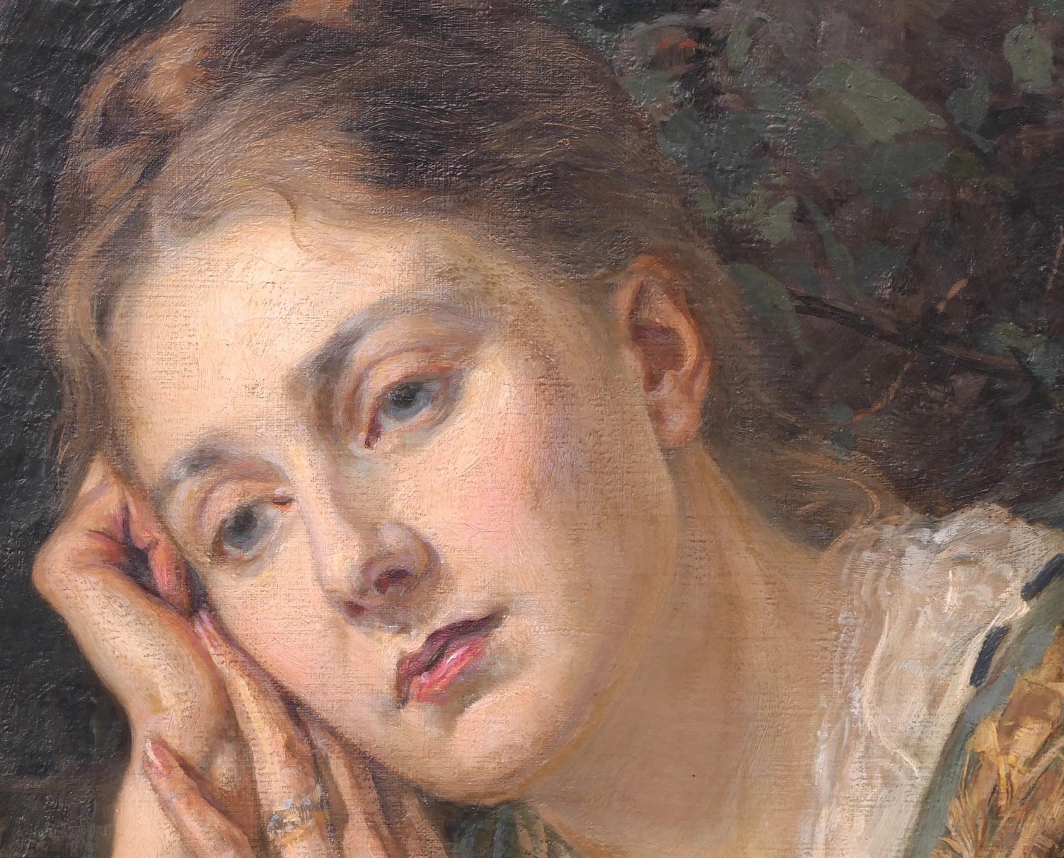 K789 Obraz "Kobieta w Lesie" - obrazek 4