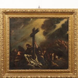 K797 Obraz religijny, olej na płótnie