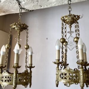 K816 Para Żyrandoli neogotyk