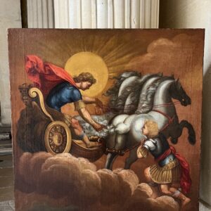 K820 Obraz Apollo i Panteon, olej na płótnie