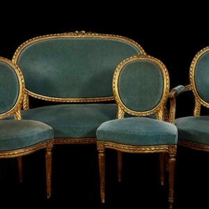 K822 5-częściowy zestaw wypoczynkowy w stylu Ludwika XVI