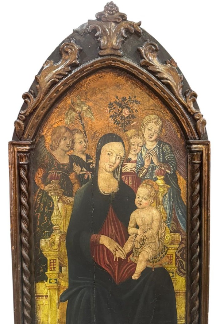 K27 Madonna z Dzieciątkiem i Aniołami - obrazek 3