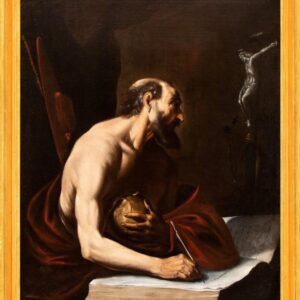 S2069 Święty Hieronim, Olej na płótnie, XVII w.