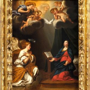 S2323 Zwiastowanie, Olej na płótnie, XVII w.