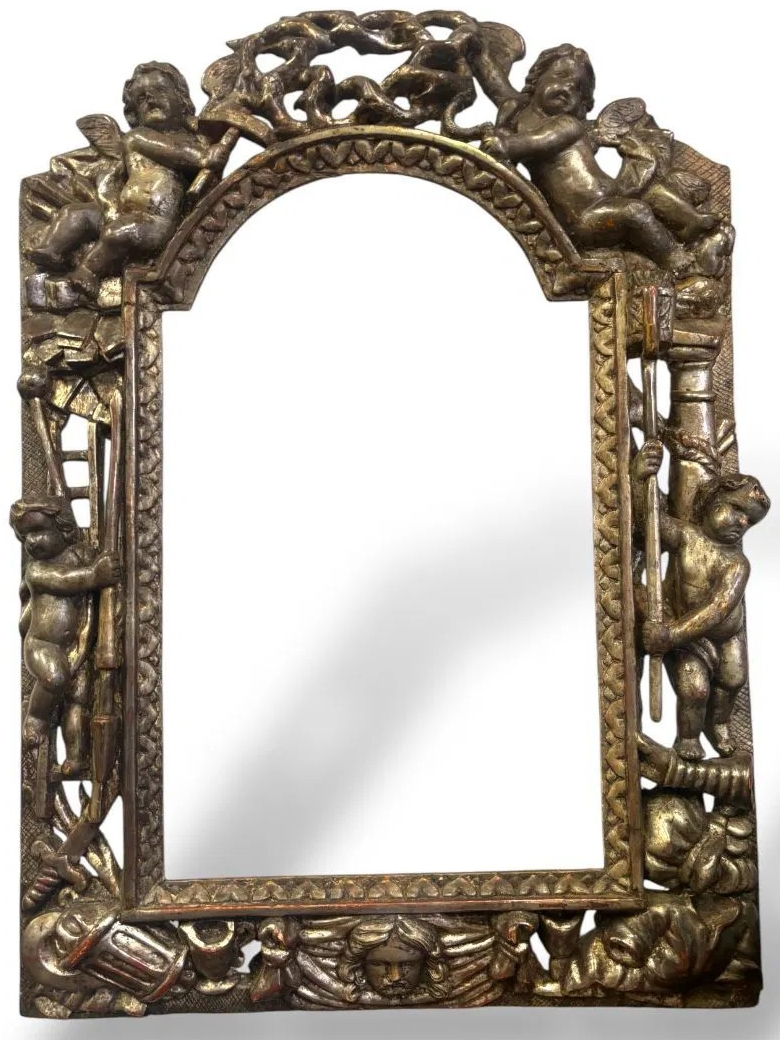 S2646 Rama z symbolami Męki Pańskiej, XVII w.